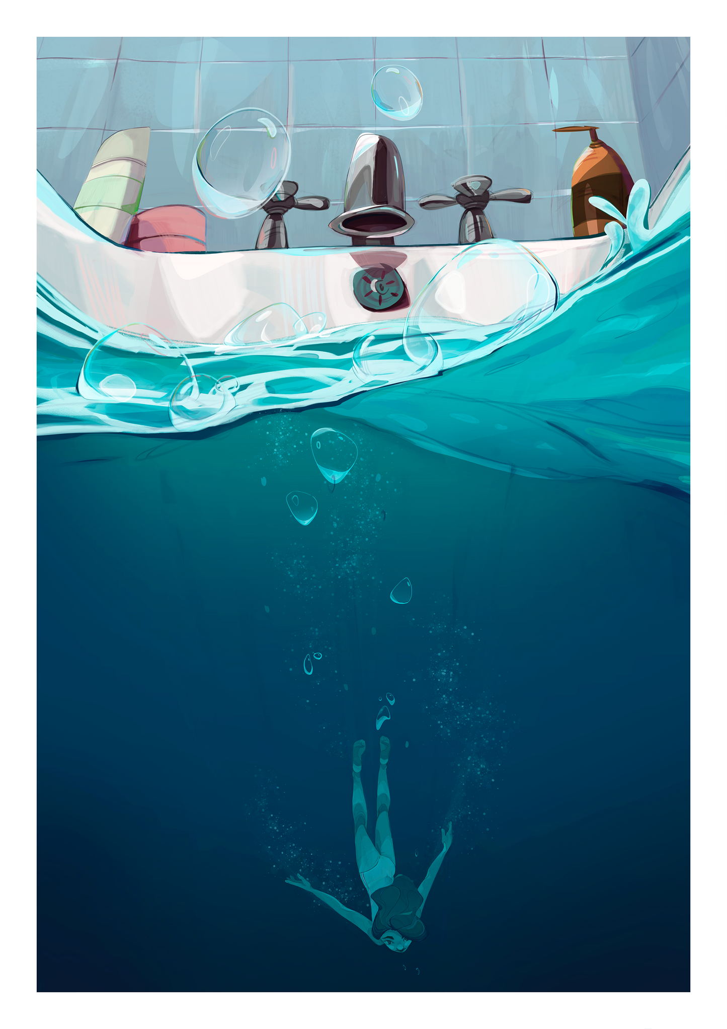 'Deep Dive' Giclée Print