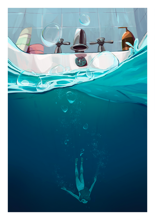 'Deep Dive' Giclée Print